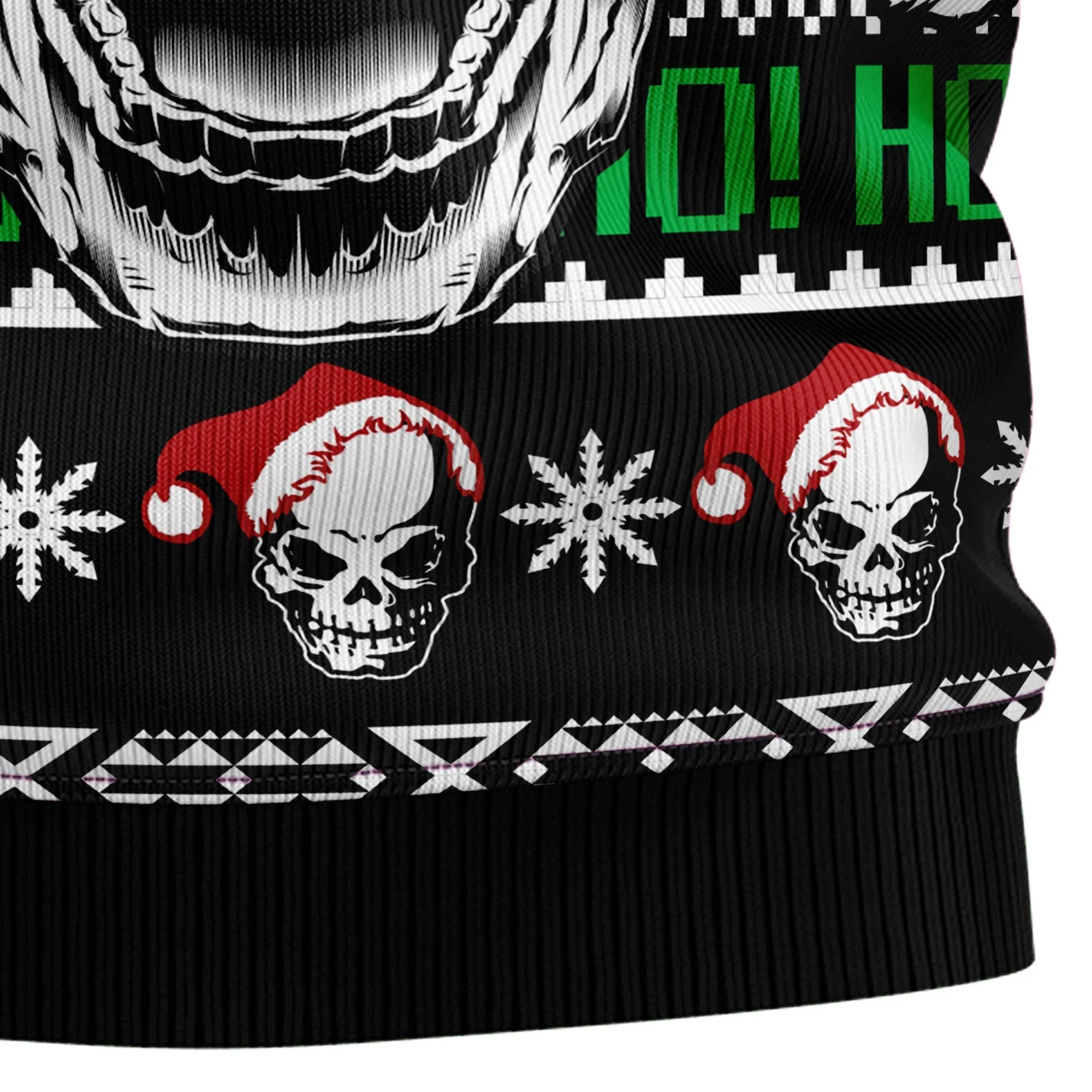 Ugly Christmas Sweater JulesRoche All-Over Print, Cotton-Spandex