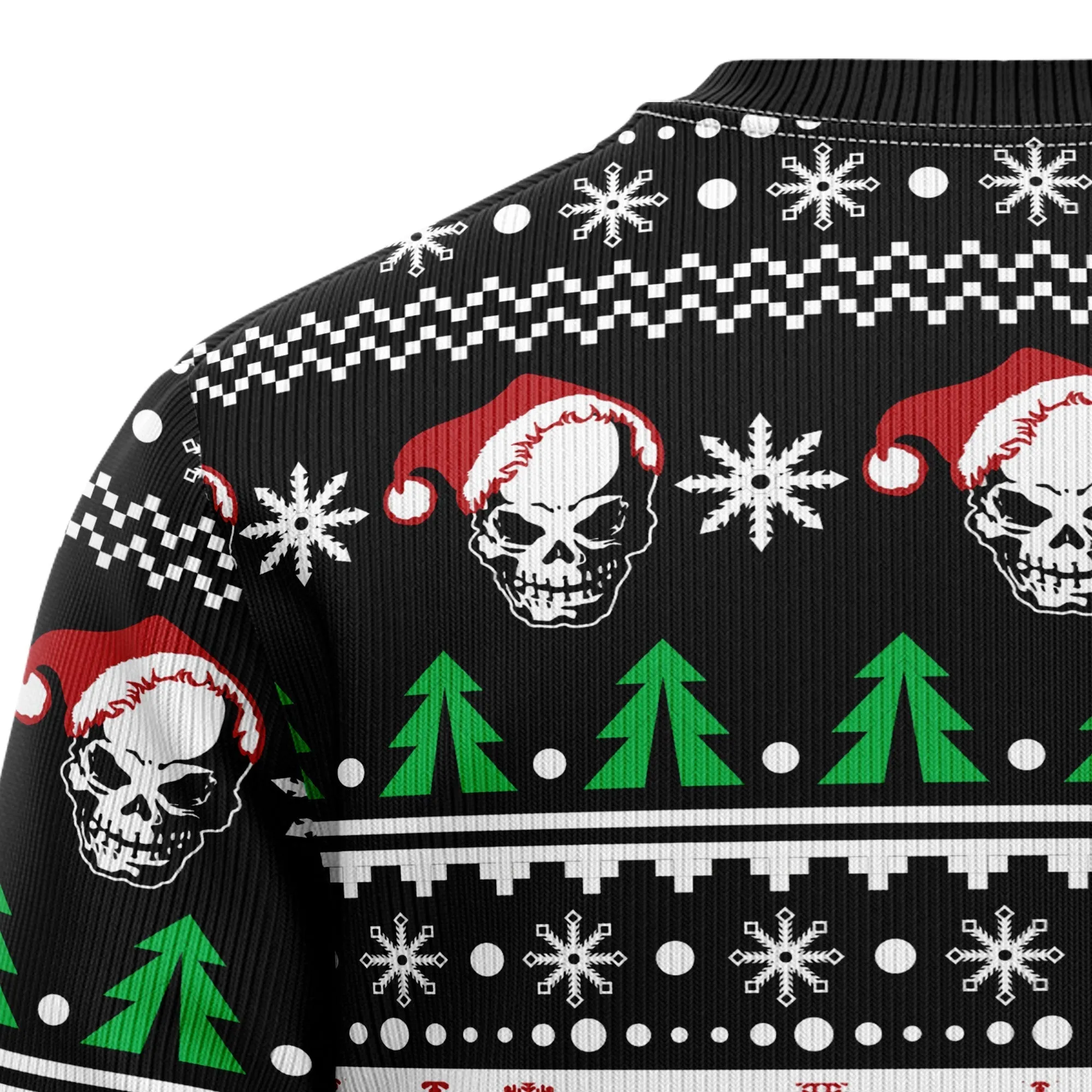 Ugly Christmas Sweater JulesRoche All-Over Print, Cotton-Spandex