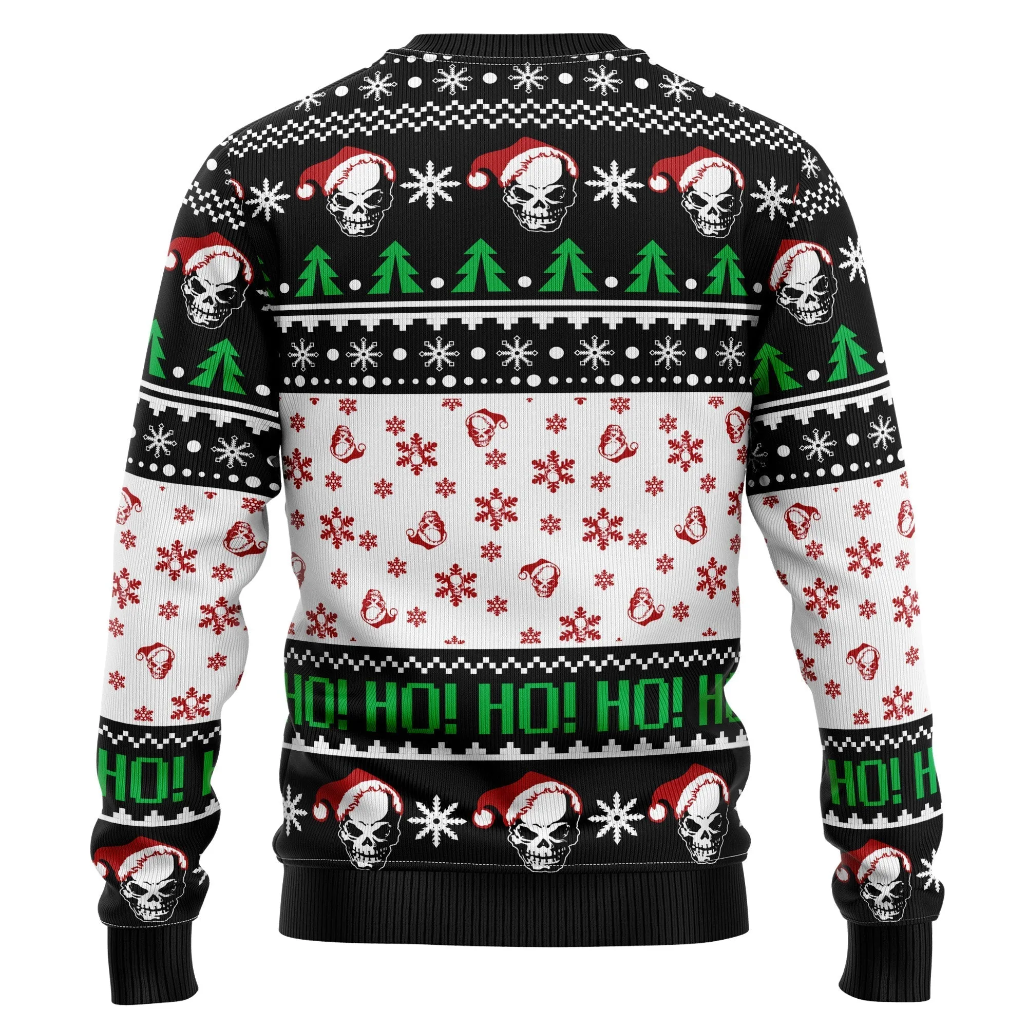 Ugly Christmas Sweater JulesRoche All-Over Print, Cotton-Spandex