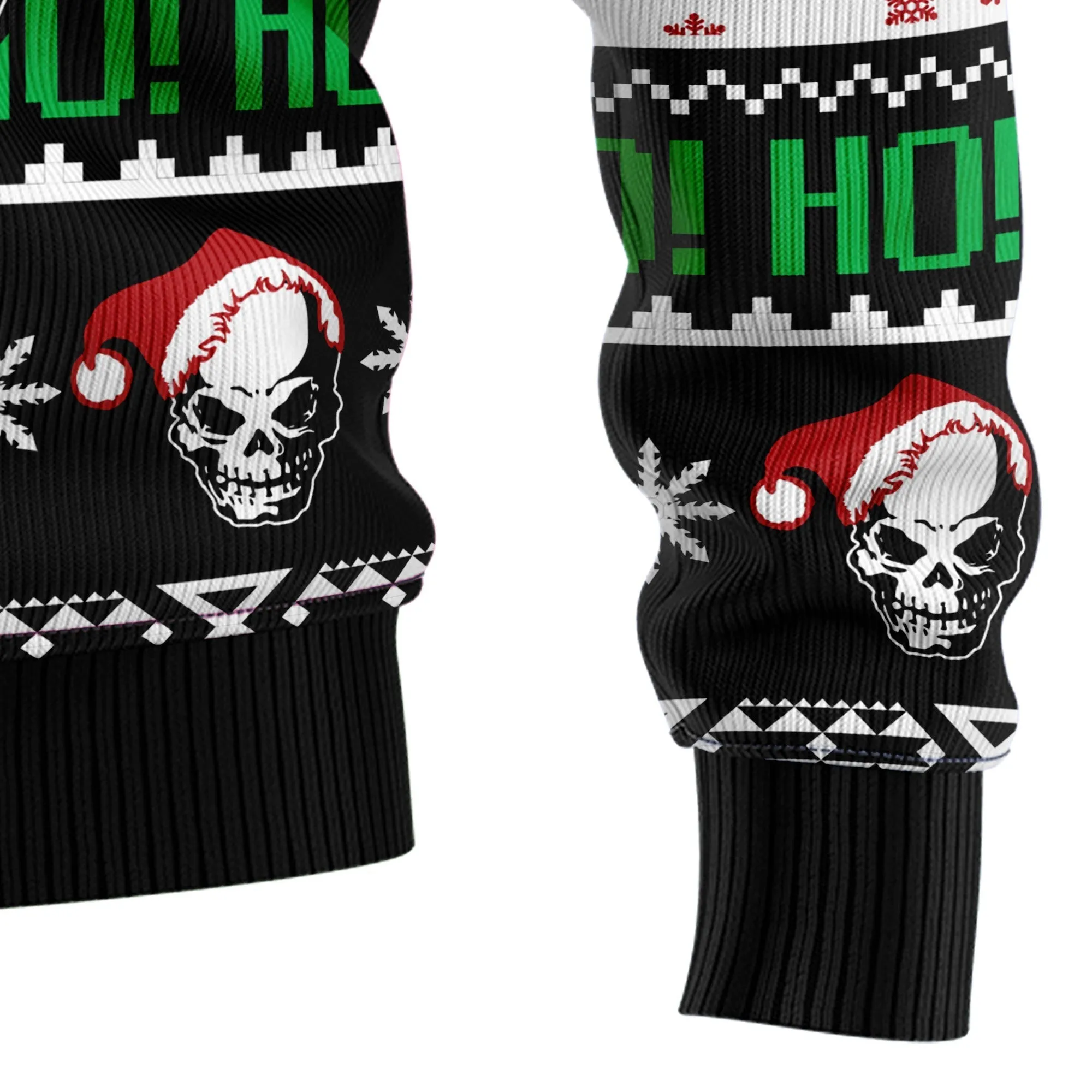 Ugly Christmas Sweater JulesRoche All-Over Print, Cotton-Spandex