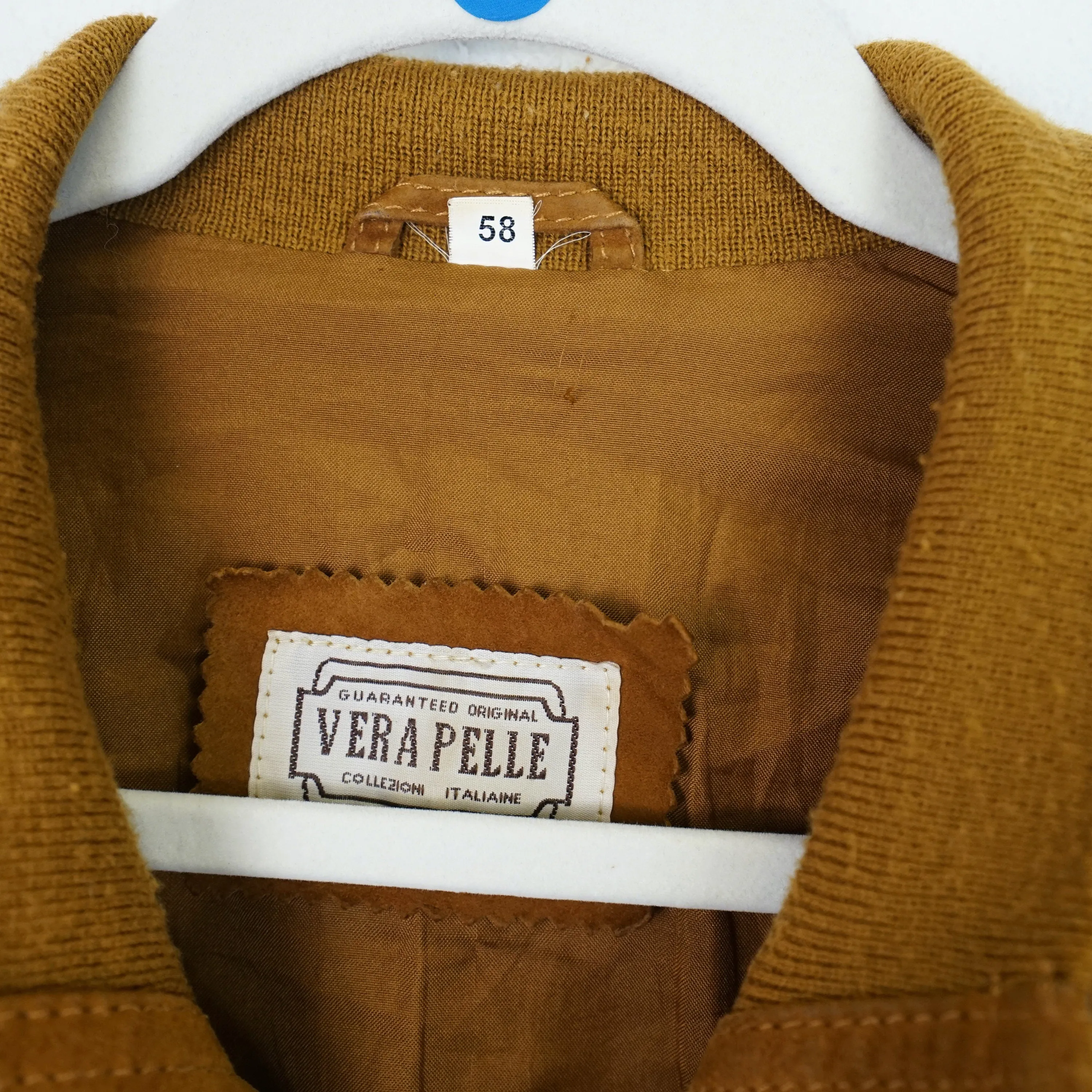 Vintage suede Bomber Jacket Men Size XL-XXL