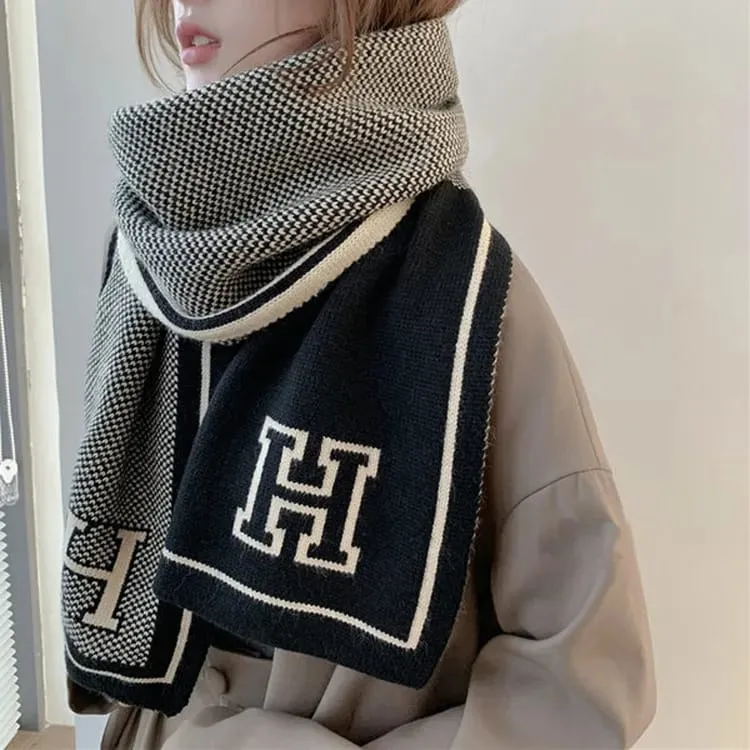 Winter Scarves  Double-Sided Warm Couple Scarf   S5024875
