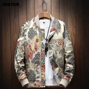 Women Embroidery Baseball Jacket Zipper Bomber