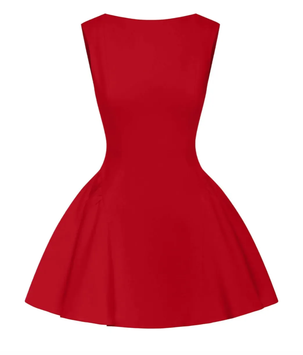 XANA Red Mini Bodycon Dress