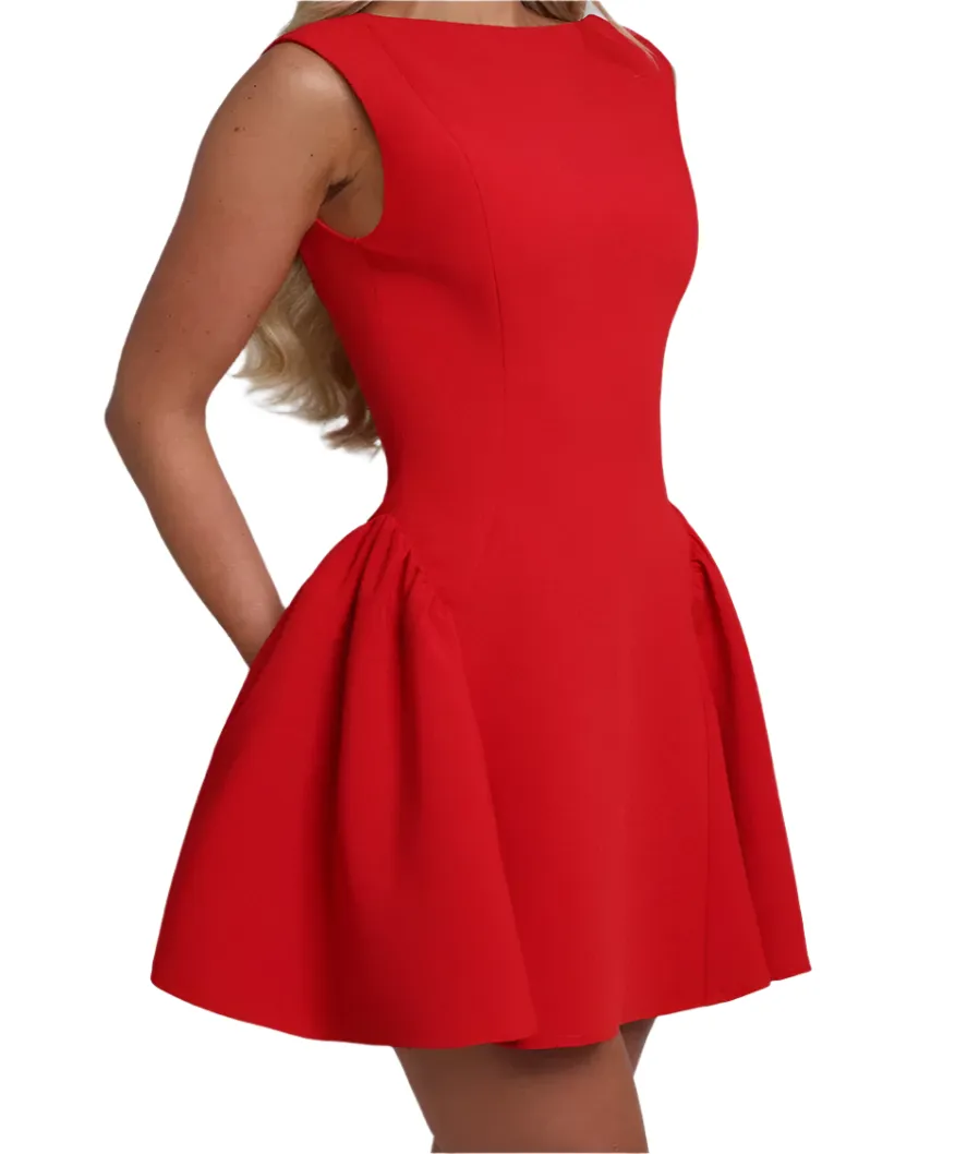 XANA Red Mini Bodycon Dress