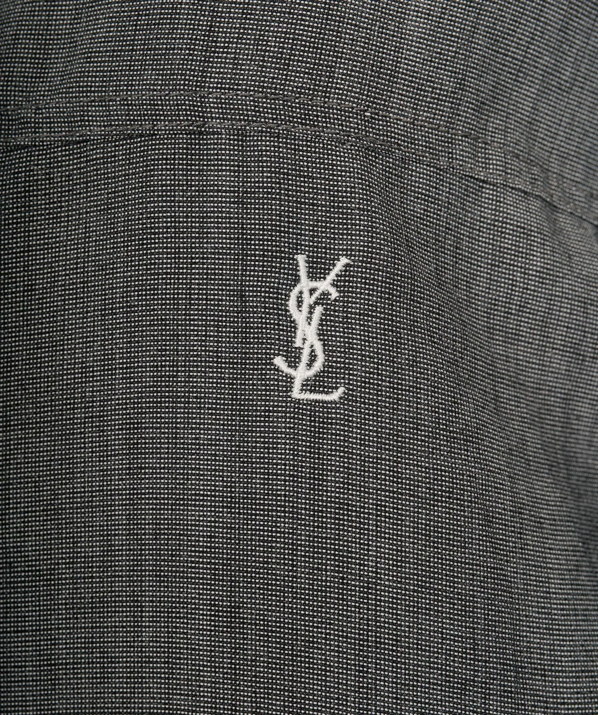 YSL Jacket Yves Saint Laurent Jacket 90s Vintage Bomber Style Harrington Size L ASL9471